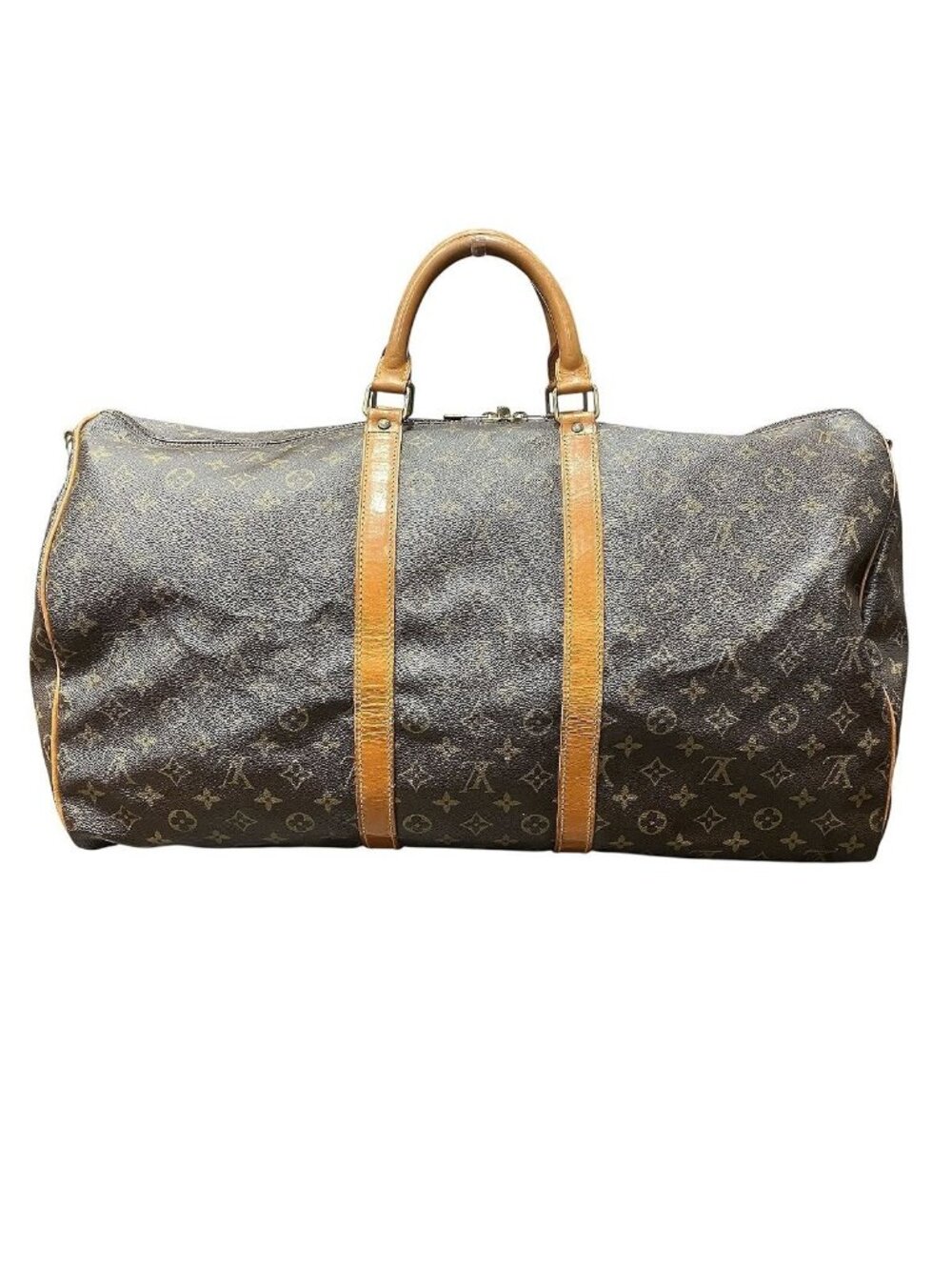 Louis Vuitton Keepall Bandouliere 55 Monogram Boston Bag Canvas - Picture 1 of 9